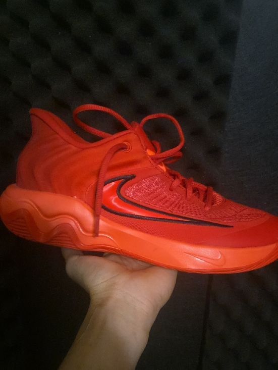 Nike Other - Nike Men's Bright Red Sneakers with Black Swoosh